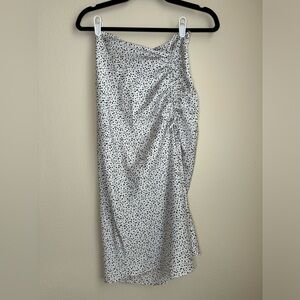 Forever 21 - Satin Polka Dot Midi Skirt - Small